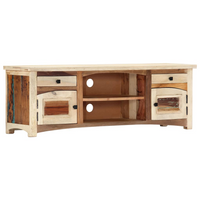 TV Cabinet 120x30x40 cm | Solid Reclaimed Wood