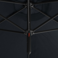 Double Parasol with Steel Pole Anthracite 600 cm - Create Shade & Protection