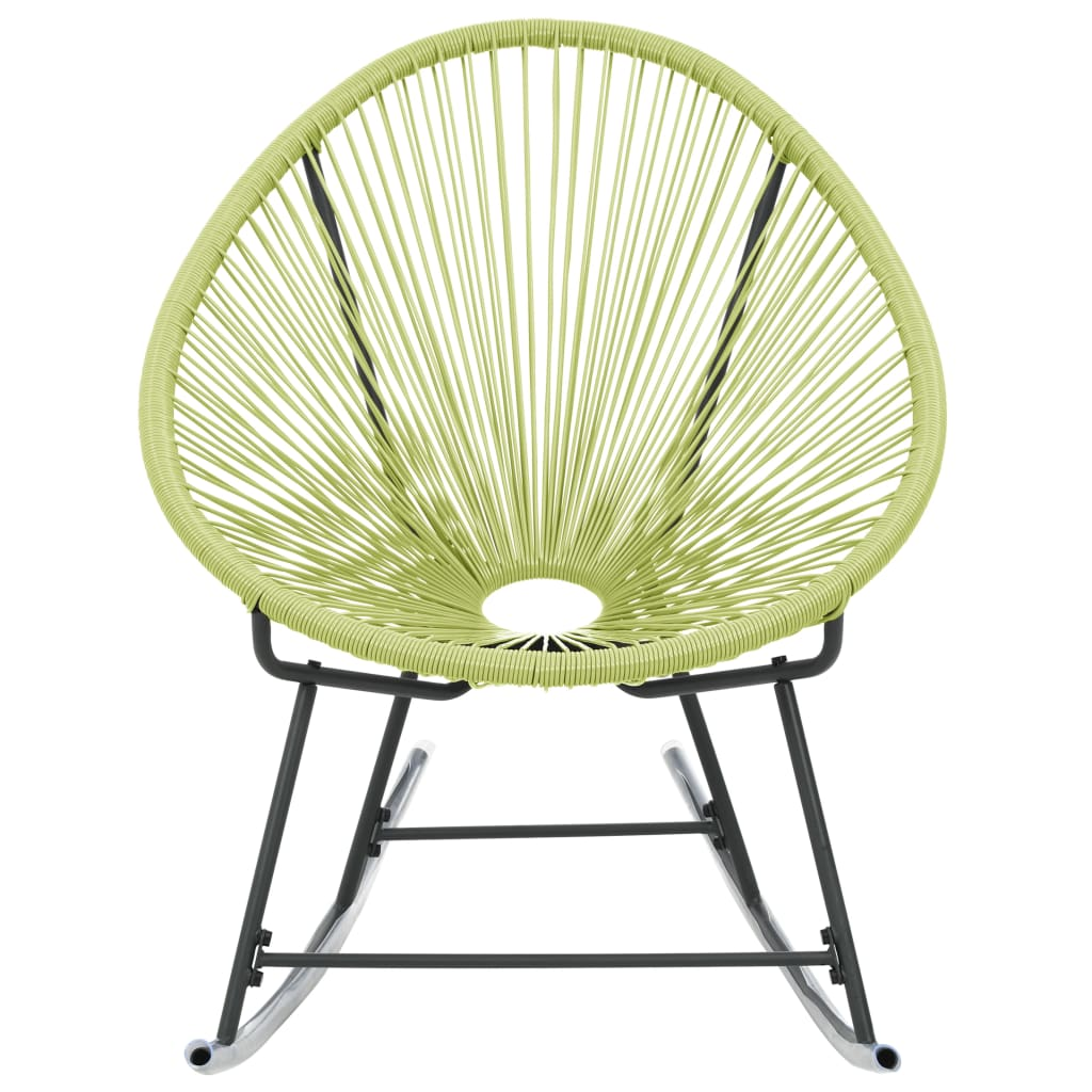 Outdoor Acapulco Chair Poly Rattan Green - Stylish and Comfortable