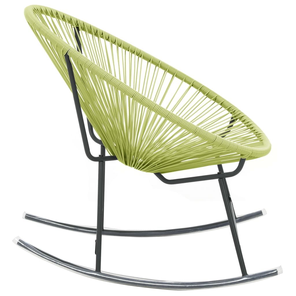 Outdoor Acapulco Chair Poly Rattan Green - Stylish and Comfortable