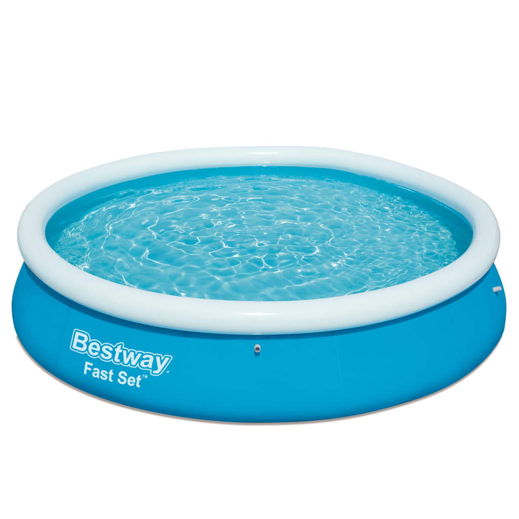 Bestway Fast Set Inflatable Swimming Pool Round 366x76 cm - Enjoy Fun in the Sun with Family and Friends