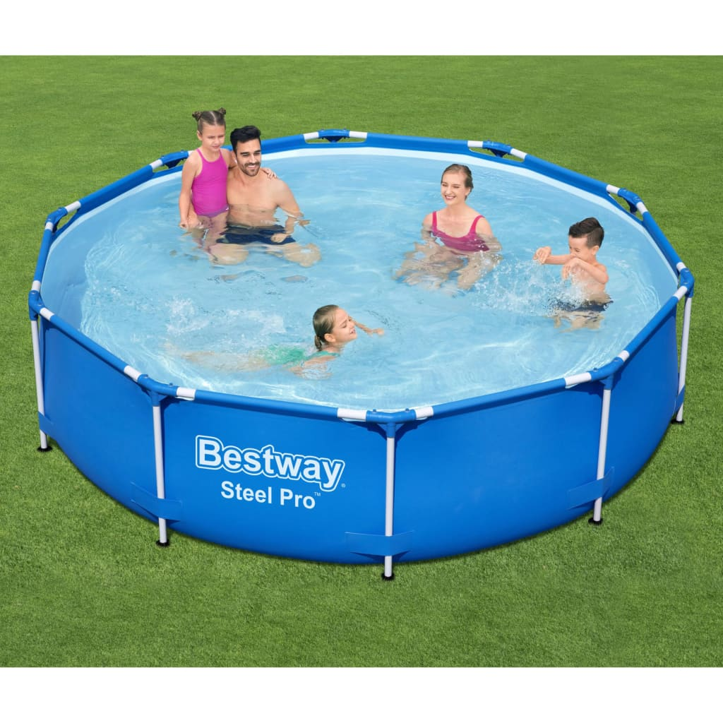 Bestway Steel Pro Swimming Pool 305x76 cm - Durable and Stylish Above-Ground Pool