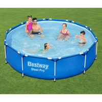 Bestway Steel Pro Swimming Pool 305x76 cm - Durable and Stylish Above-Ground Pool