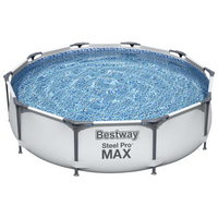 Bestway Steel Pro MAX Swimming Pool Set - Durable and Easy-to-Set-Up Pool for Fun with Family and Friends