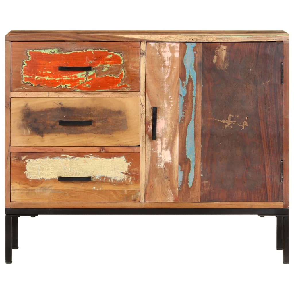 Sideboard 88x30x73 cm | Solid Reclaimed Wood | Eco-Friendly Furniture