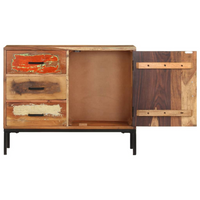 Sideboard 88x30x73 cm | Solid Reclaimed Wood | Eco-Friendly Furniture