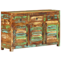 Sideboard 110x30x65 cm Solid Wood Reclaimed - Rustic Charm for Your Home Decor