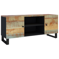 TV Cabinet 105x33x46cm Solid Wood Reclaimed - Industrial Style Furniture