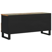 TV Cabinet 100x33x46 cm - Solid Wood Reclaimed and Engineered Wood