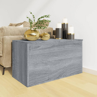 Storage Chest Grey Sonoma 84x42x46 cm Engineered Wood - Ample Storage Space, Multifunctional Use, Easy-to-Clean Material