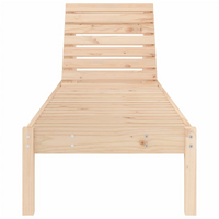 Sun Loungers 2 pcs 199.5x60x74 cm Solid Wood Pine - Relax in Style