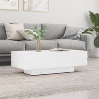 Coffee Table High Gloss White | Modern Design, Durable Engineered Wood