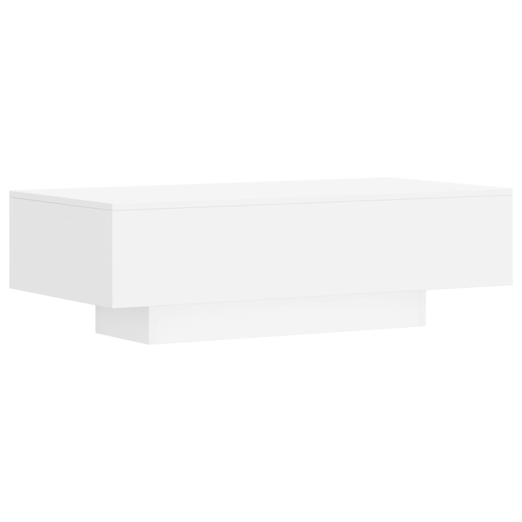 Coffee Table White 100x49.5x31 cm - Engineered Wood | Elegant Living Room Furniture