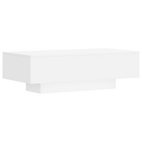 Coffee Table White 100x49.5x31 cm - Engineered Wood | Elegant Living Room Furniture