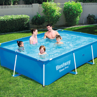 Bestway Steel Pro Swimming Pool with Steel Frame 259x170x61 cm - Durable and Easy to Set Up