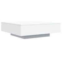 Coffee Table White 100x100x31 cm | Engineered Wood | Modern Design