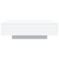 Coffee Table White 100x100x31 cm | Engineered Wood | Modern Design