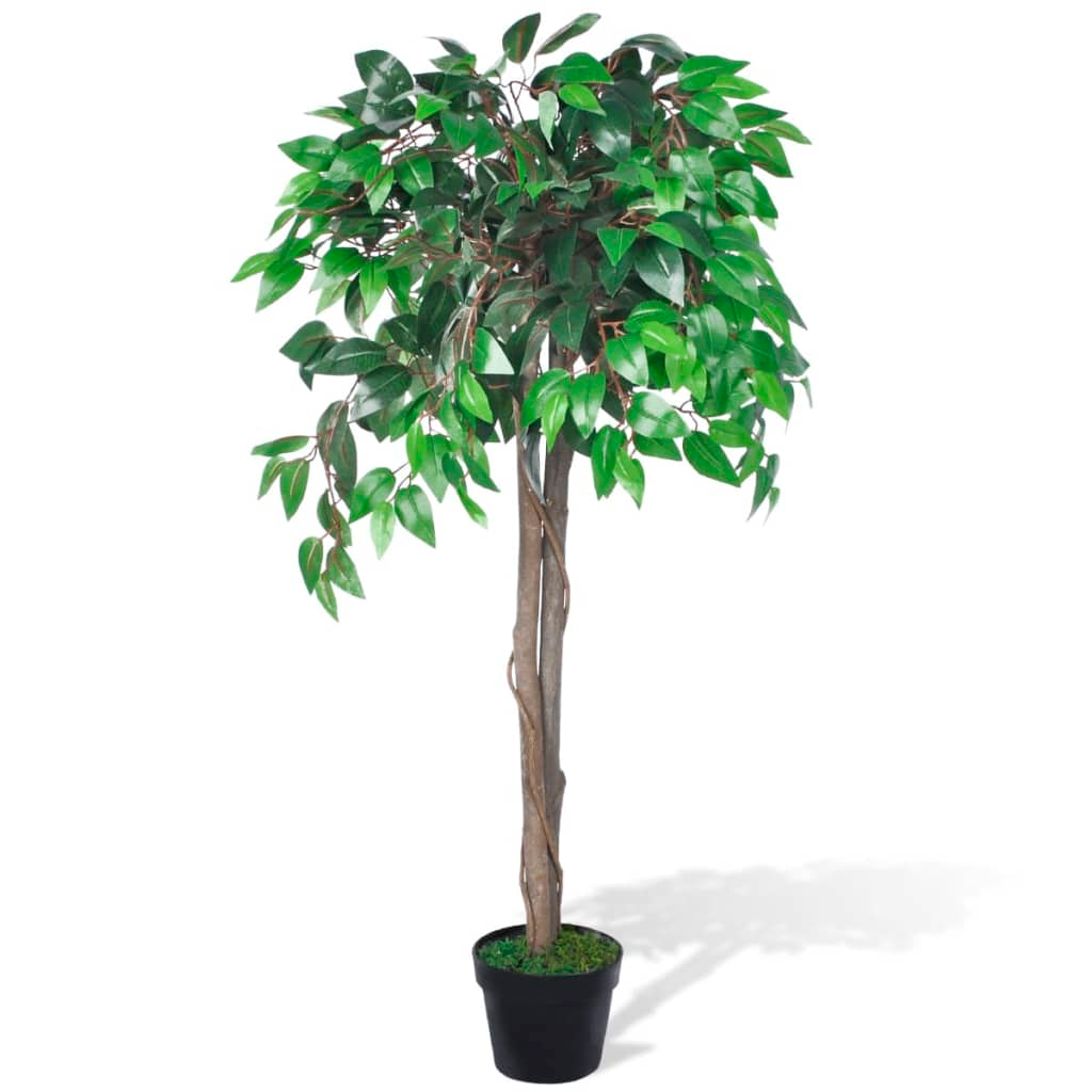 Artificial Plant Ficus Tree with Pot 110 cm - Lifelike and Durable