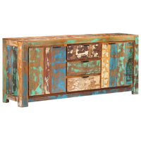 Sideboard 175x40x75 cm - Solid Reclaimed Wood | Rustic Style Furniture