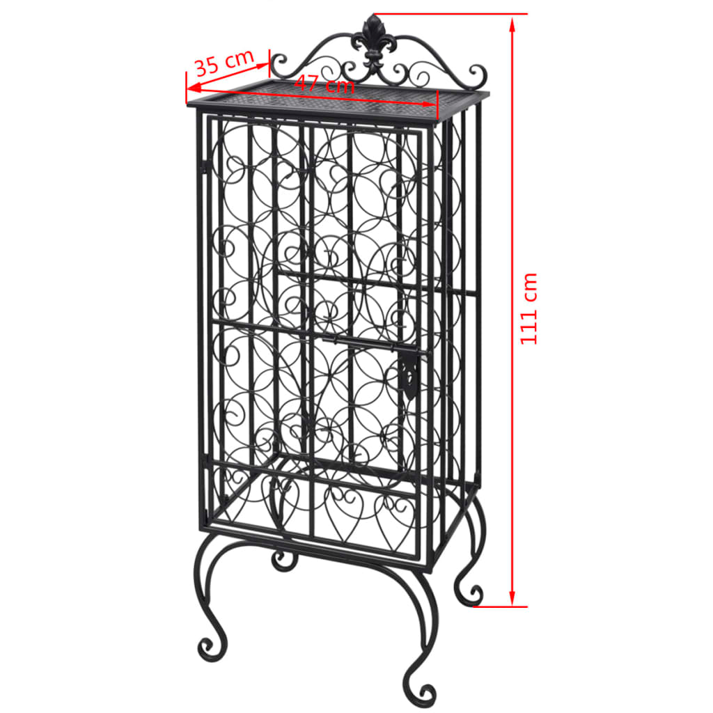 Wine Rack for 28 Bottles Metal - Stylish and Durable Storage Solution