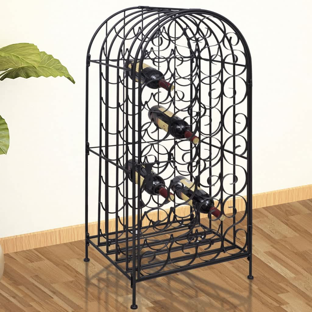 Wine Rack for 35 Bottles Metal - Stylish and Sturdy Wine Storage Solution