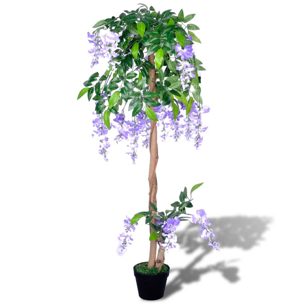 Artificial Wisteria with Pot 120 cm - Realistic and Durable Decorative Plant