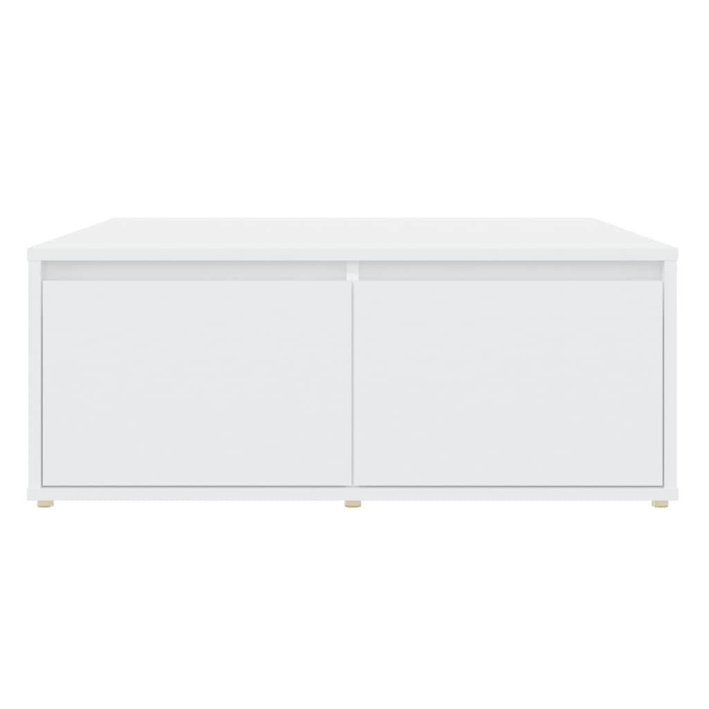 Coffee Table White 80x80x31 cm Engineered Wood - Stylish and Functional