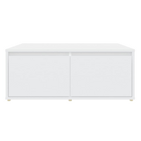 Coffee Table White 80x80x31 cm Engineered Wood - Stylish and Functional