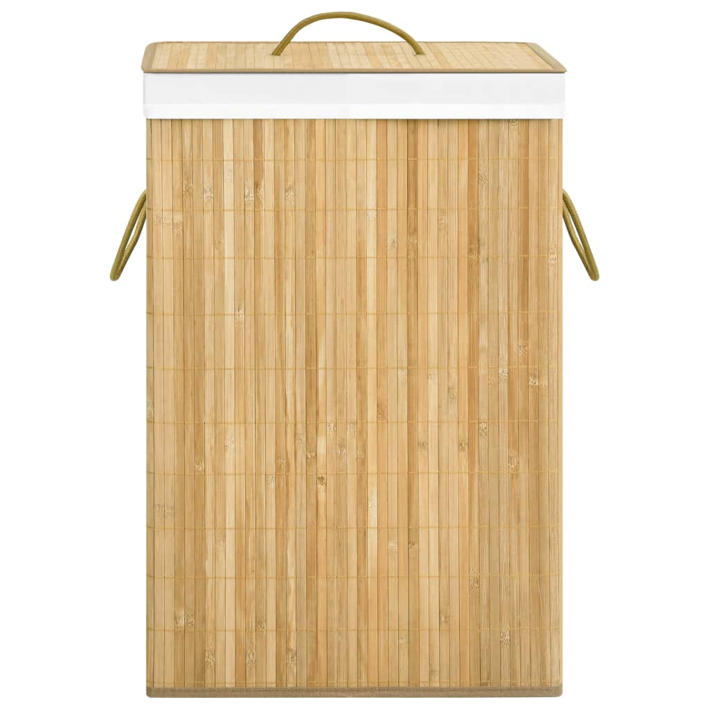 vidaXL Bamboo Laundry Basket 72 L - Stylish and Functional Storage Solution