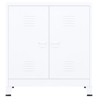 Industrial Storage Chest White Steel - Durable and Stylish Storage Solution