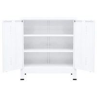 Industrial Storage Chest White Steel - Durable and Stylish Storage Solution