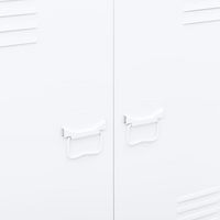 Industrial Storage Chest White Steel - Durable and Stylish Storage Solution