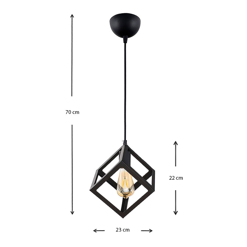 Hanging Lamp TUTTO Black - Stylish and Modern Lighting Solution