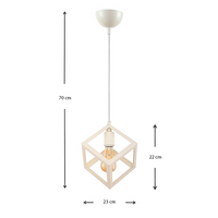 TUTTO White Hanging Lamp - Elegant and Functional Lighting for Your Space