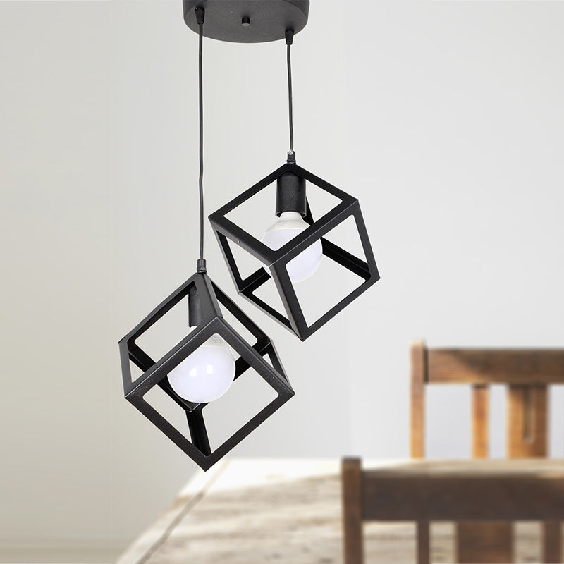 EQUALL Black Hanging Lamp - Stylish Lighting for Any Space