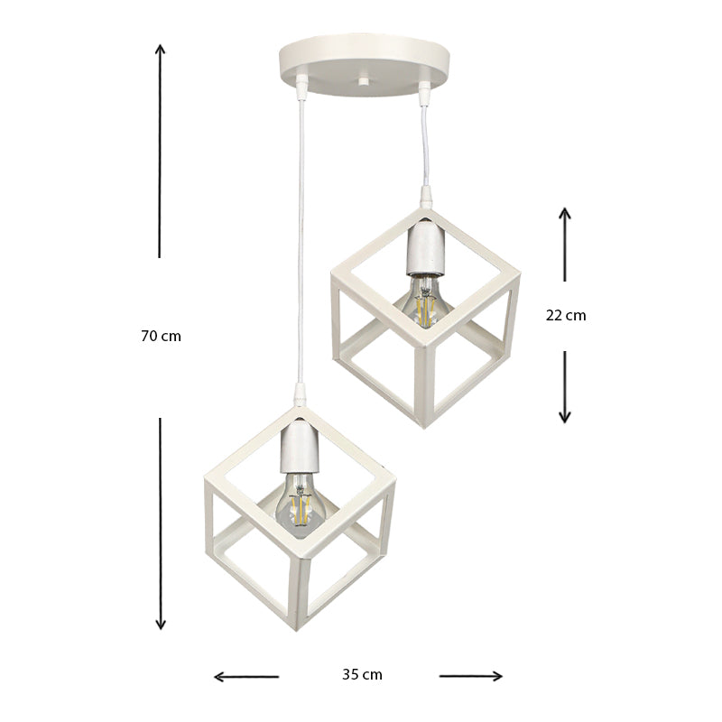 Hanging Lamp CUBES White - Modern and Stylish Lighting | Any Space