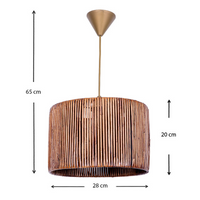 THOMAS Brown Ceiling Lamp - Elegant Lighting for Any Space