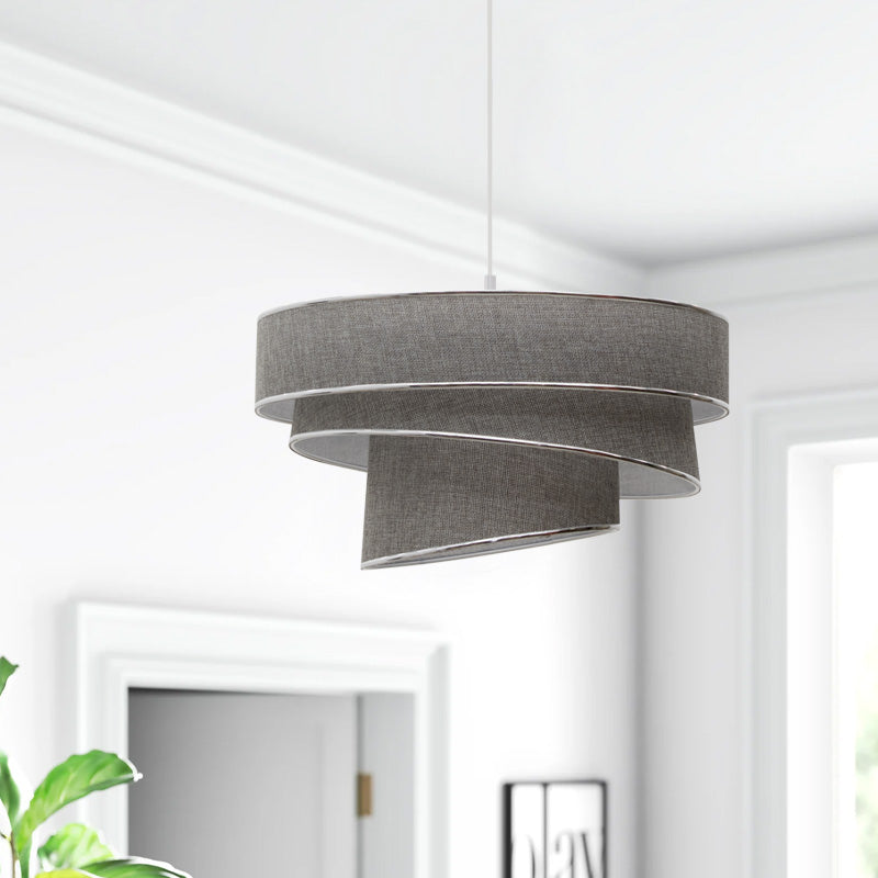 Hanging Lamp SILVIA Grey - Illuminate Your Space with Style