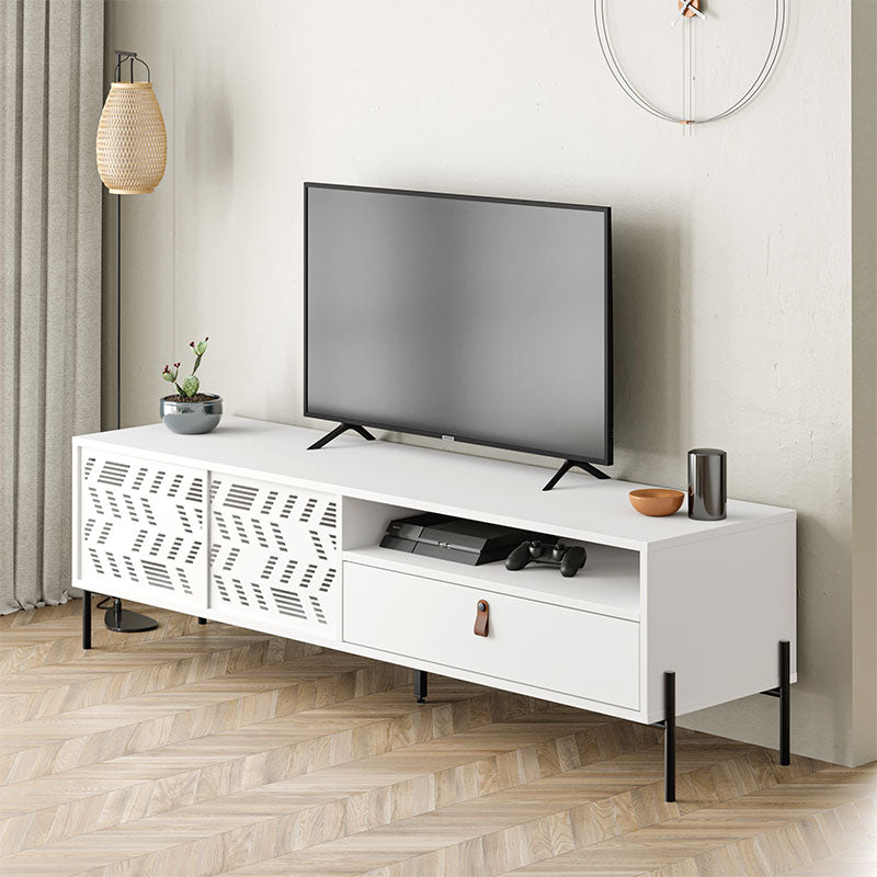 TV Stand LUMIA White 170x45x48,6cm - Stylish and Functional TV Stand