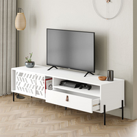 TV Stand LUMIA White 170x45x48,6cm - Stylish and Functional TV Stand