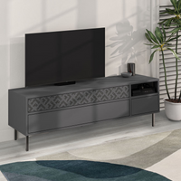 TV Stand MUSTER Anthracite 144,6x35,6x48,4cm - High Quality & Stylish Design