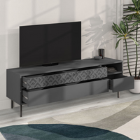 TV Stand MUSTER Anthracite 144,6x35,6x48,4cm - High Quality & Stylish Design