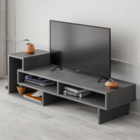 TV Stand LANDAU Grey - Stylish and Functional TV Stand | Free Shipping