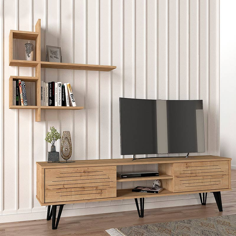 TV Stand DANDY - Premium Quality, Stylish Design, 180x35x51cm