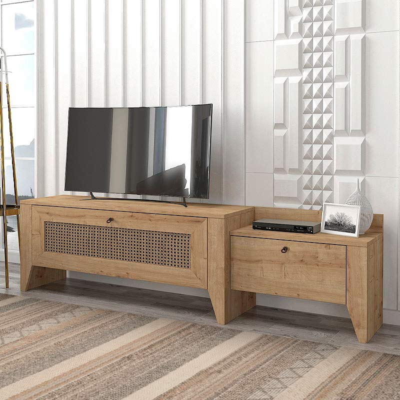 TV Stand ANDALUSIA 180x30x50cm - Stylish and Functional TV Stand for Your Home or Business