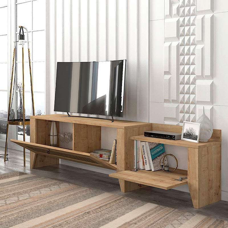 TV Stand ANDALUSIA 180x30x50cm - Stylish and Functional TV Stand for Your Home or Business