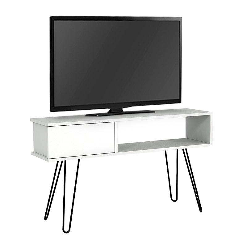 TV Stand MILANO White - Premium Quality TV Stand for Home and Business