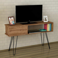 TV Stand MILANO Walnut - Stylish and Functional TV Stand for Home and Business