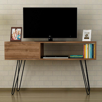 TV Stand MILANO Walnut - Stylish and Functional TV Stand for Home and Business