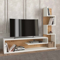 TV Stand MAURICE White - Oak | Stylish and Functional TV Stand